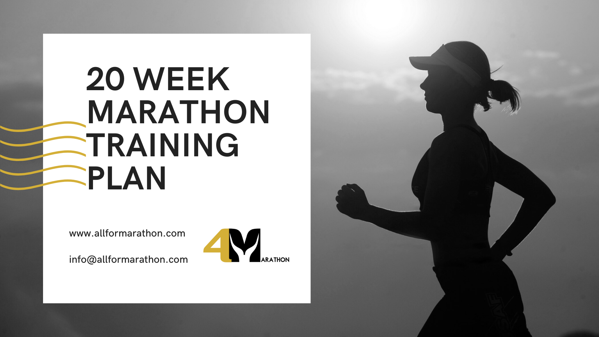 Marathon Training Plan: How To Run a Marathon in 20 Weeks